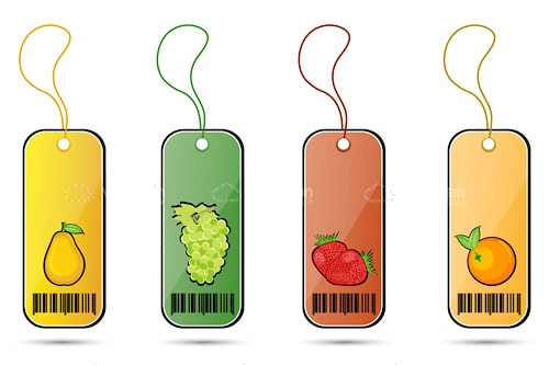 Colorful Fruit Tags Colorful Fruit Tags